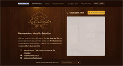 Desktop Screenshot of laestacion.com.ni