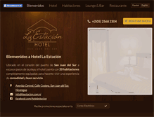 Tablet Screenshot of laestacion.com.ni